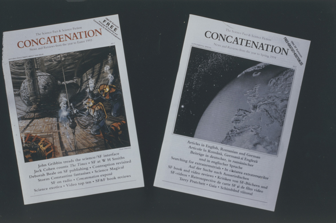 Two editions of the semi-prozine Concatenation
